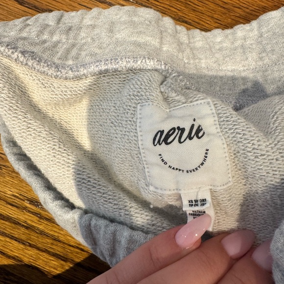 Light Gray Lounge Sweatpants - Distressed Cozy Fit - Picture 7 of 7